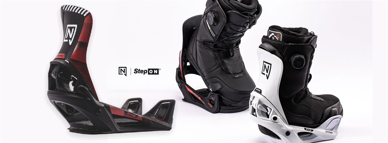 Attacchi STEP ON: la grande novità per il noleggio snowboard a Canazei